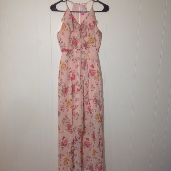 No Boundaries Dresses & Skirts - Light Pink Floral Long Dress